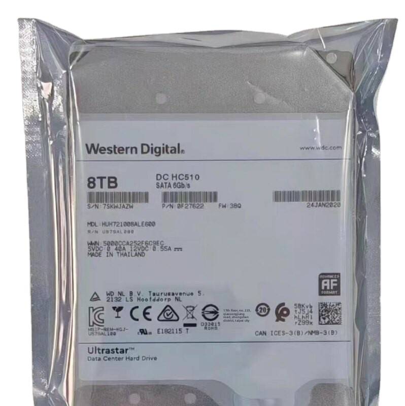全新 HUH721008ALE600 8T 企业级硬盘