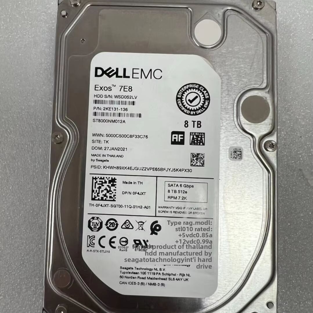 内置 8TB ST8000NM012A