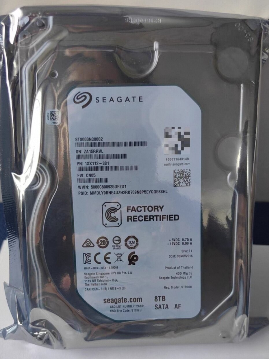 ST8000NM001C 企业级 8T 外置硬盘 SATA