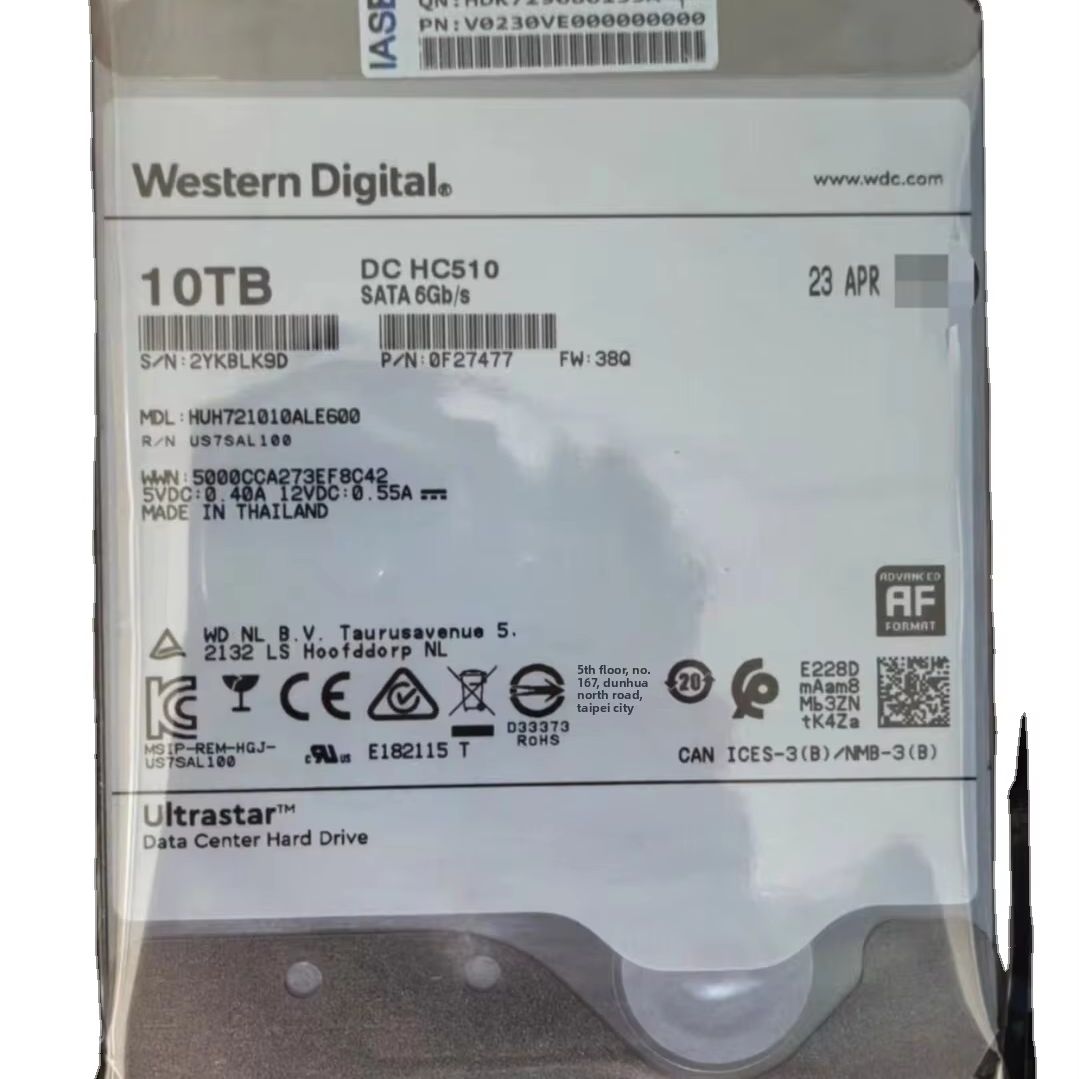 外置硬盘 HUH721010ALE600 10TB