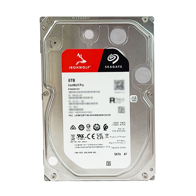 ST8000NT001 适用于 8TB 专业企业级 NAS 存储服务器，内置 256MB 缓存，7200 RPM SATA 硬盘，3.5 英寸